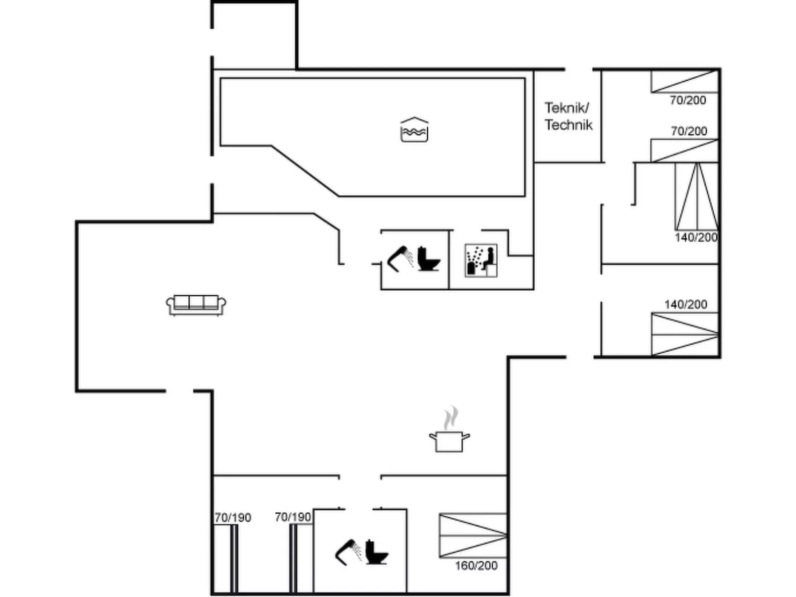 "Eunice" - 850m from the sea