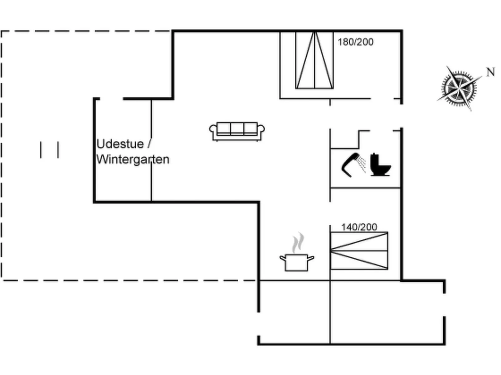"Manfred" - 250m from the sea