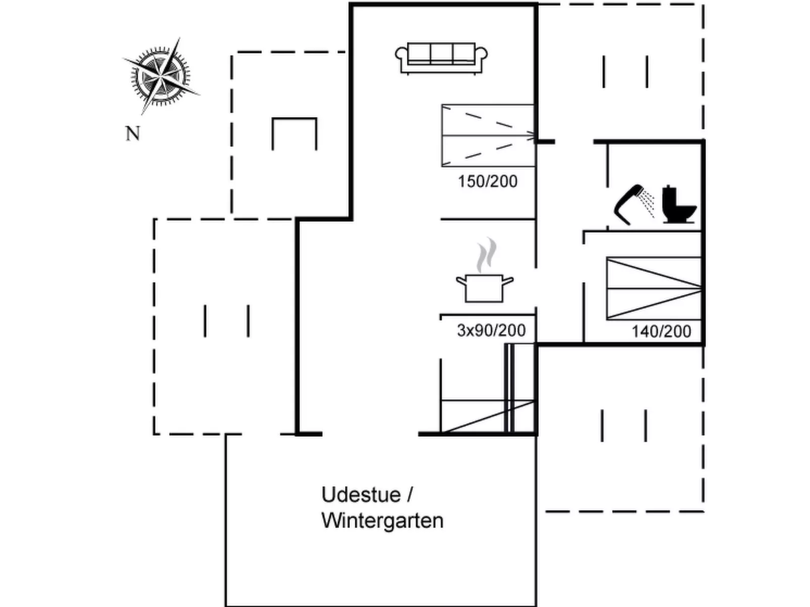 "Diddi" - 170m from the sea