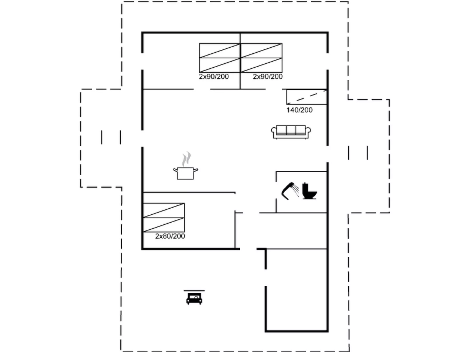 "Golubinka" - 2.5km from the sea