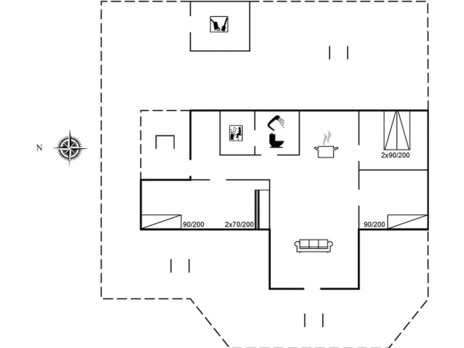 "Frithger" - 250m from the sea