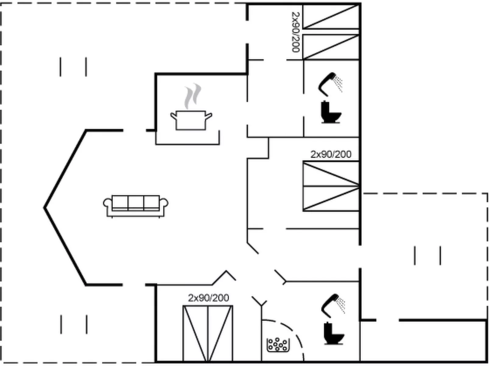 "Lisbeth" - 130m from the sea