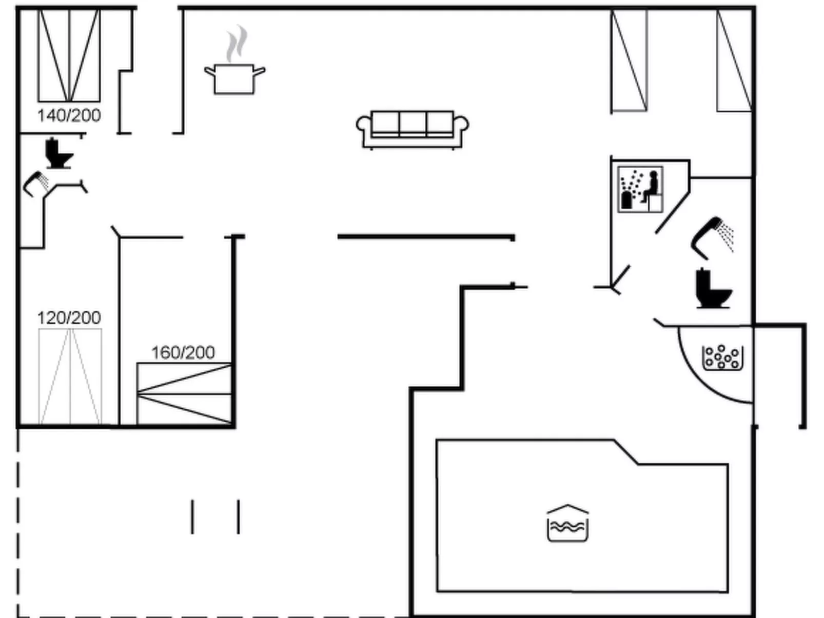 "Holga" - 400m from the sea