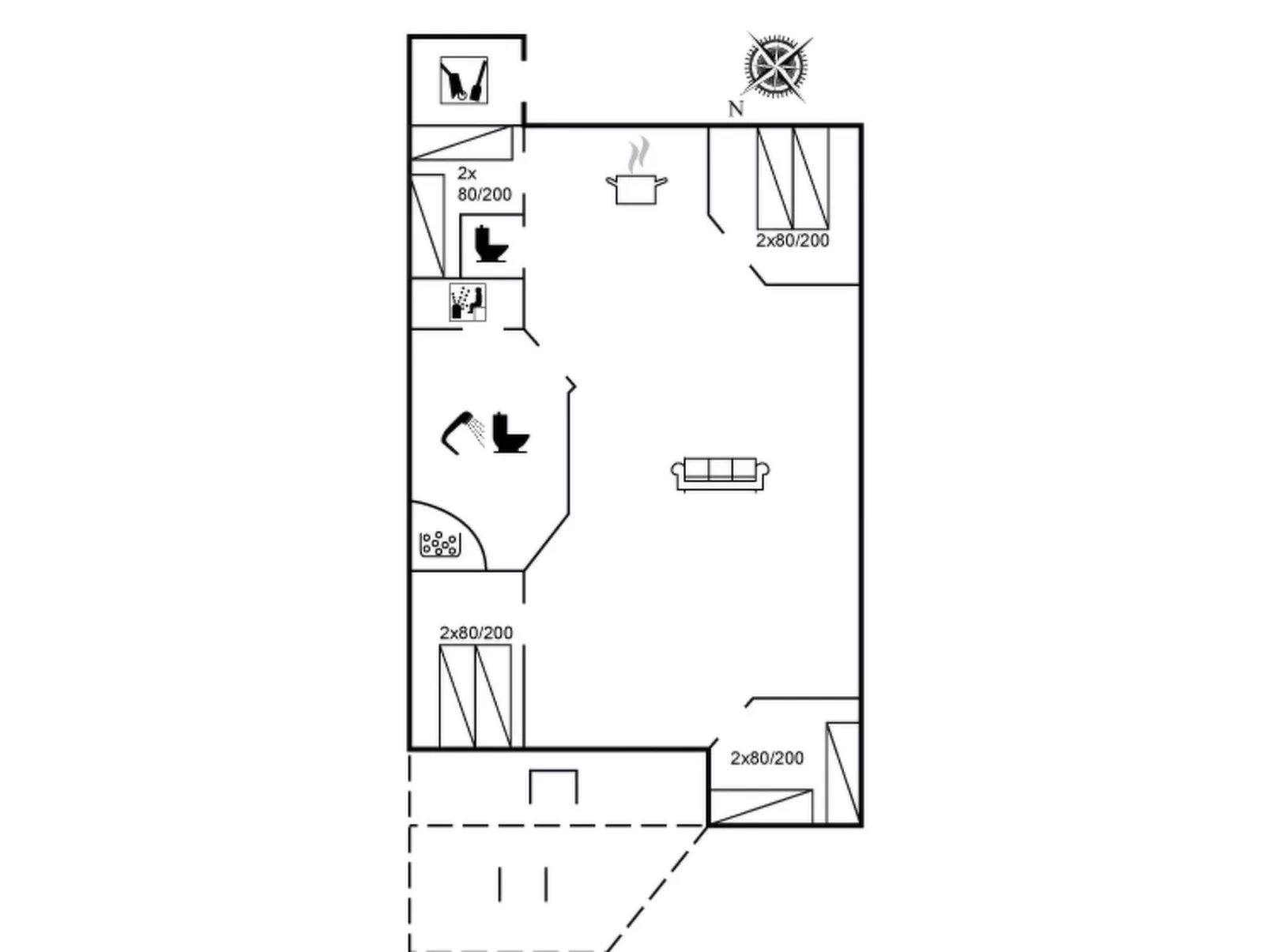 "Emmie" - 1.2km from the sea
