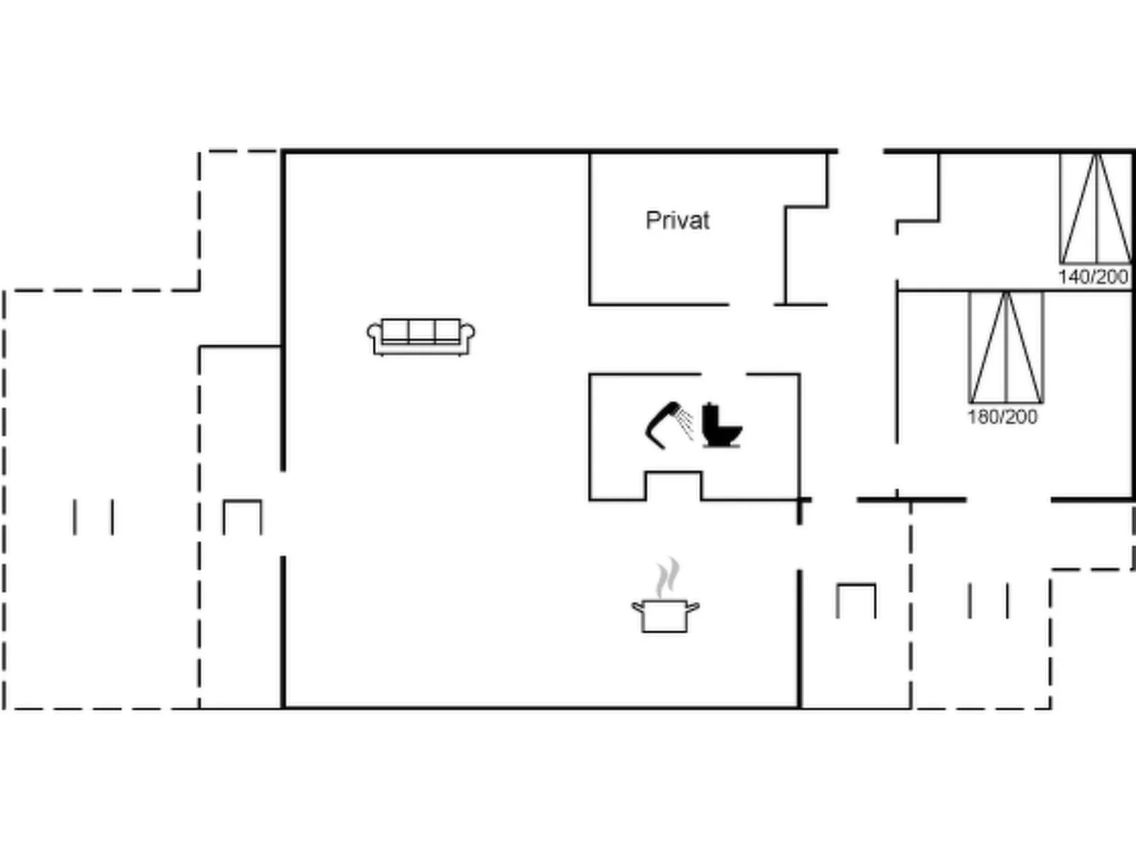 "Annlisa" - 750m from the sea