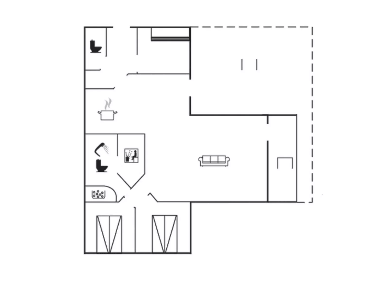 "Jarmunrek" - 400m to the fjord