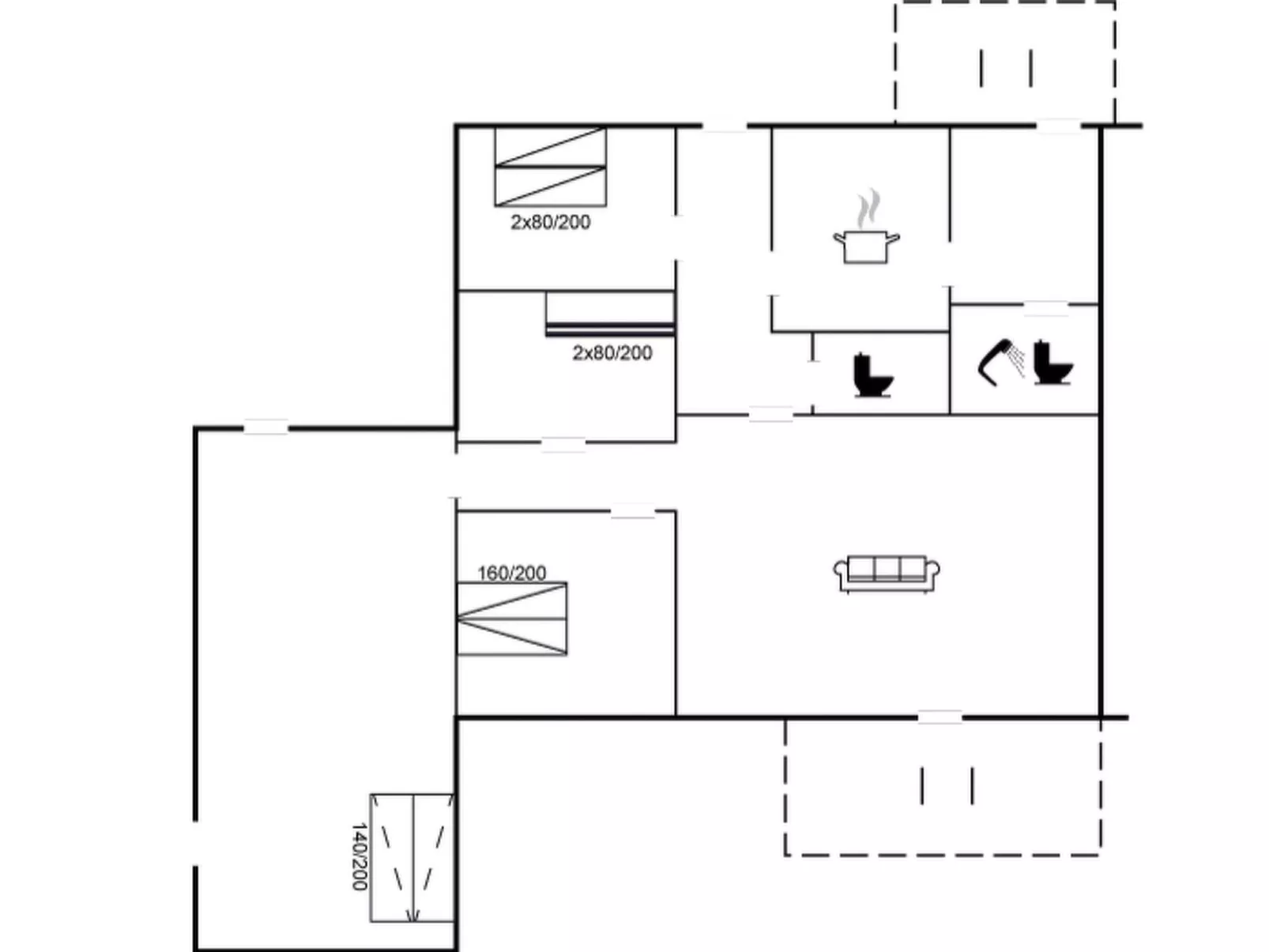 "Julie" - 700m from the sea