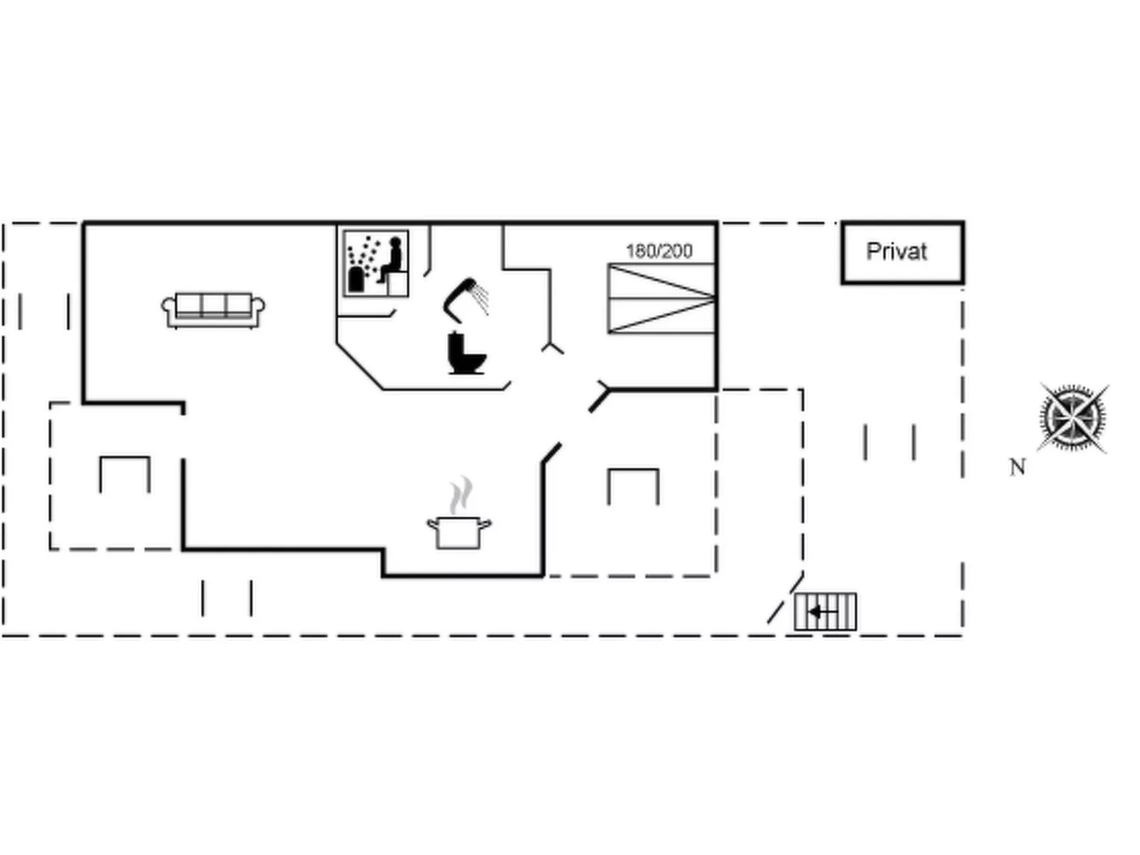 "Aswith" - 5m from the sea