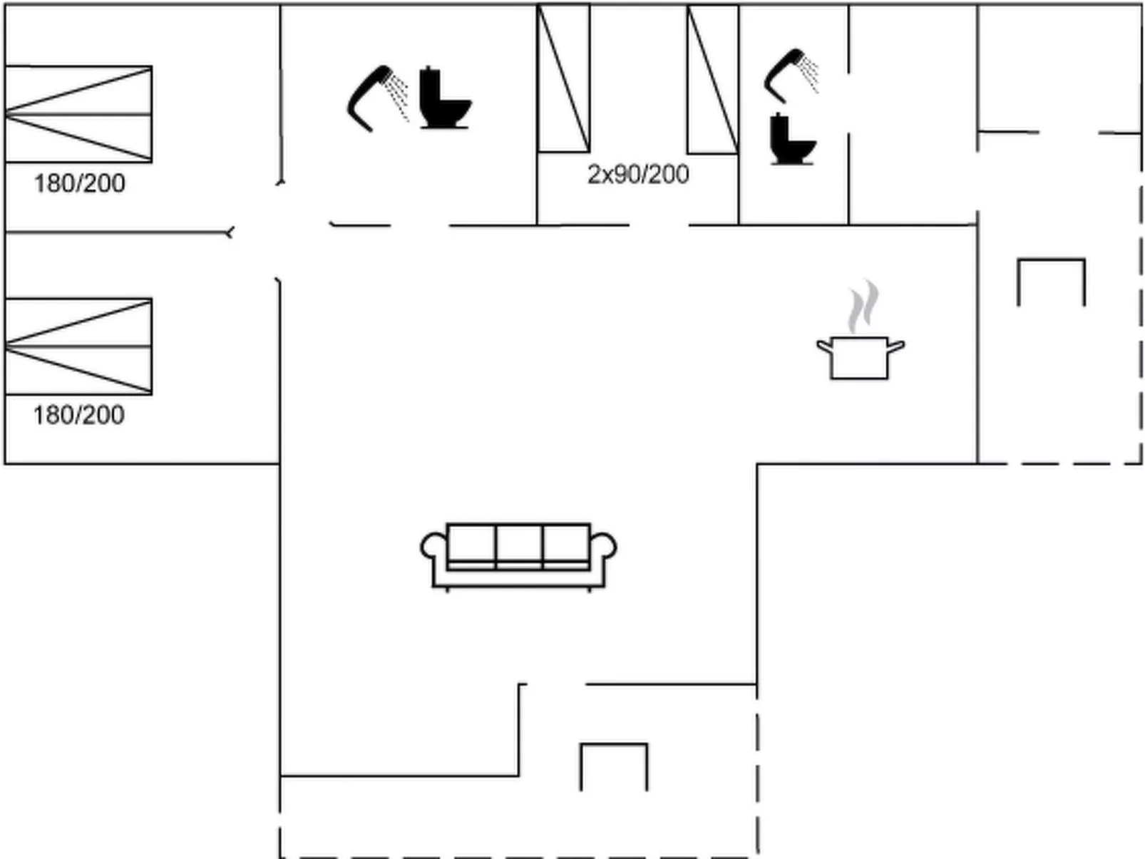"Mando" - 600m from the sea