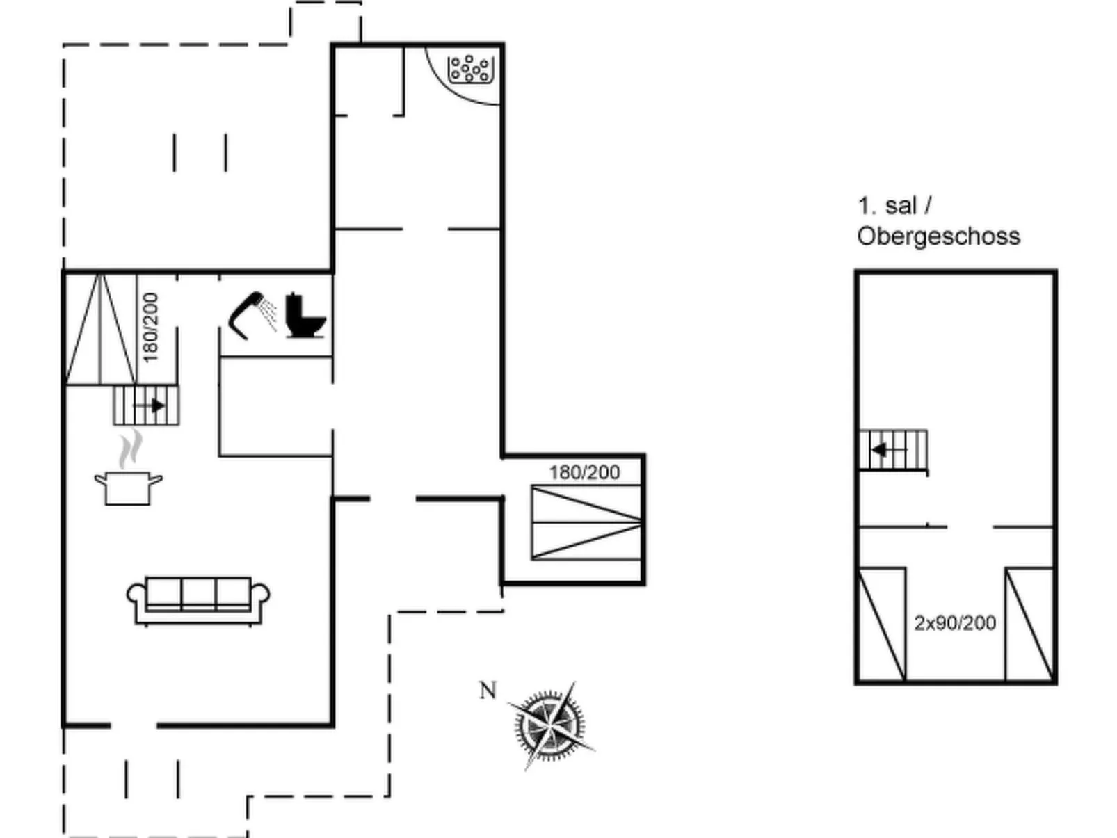 "Amina" - 50m from the sea