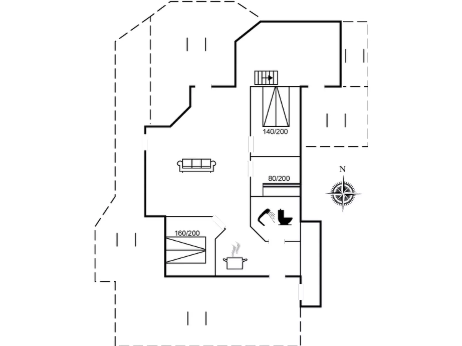 "Apelone" - 280m from the sea