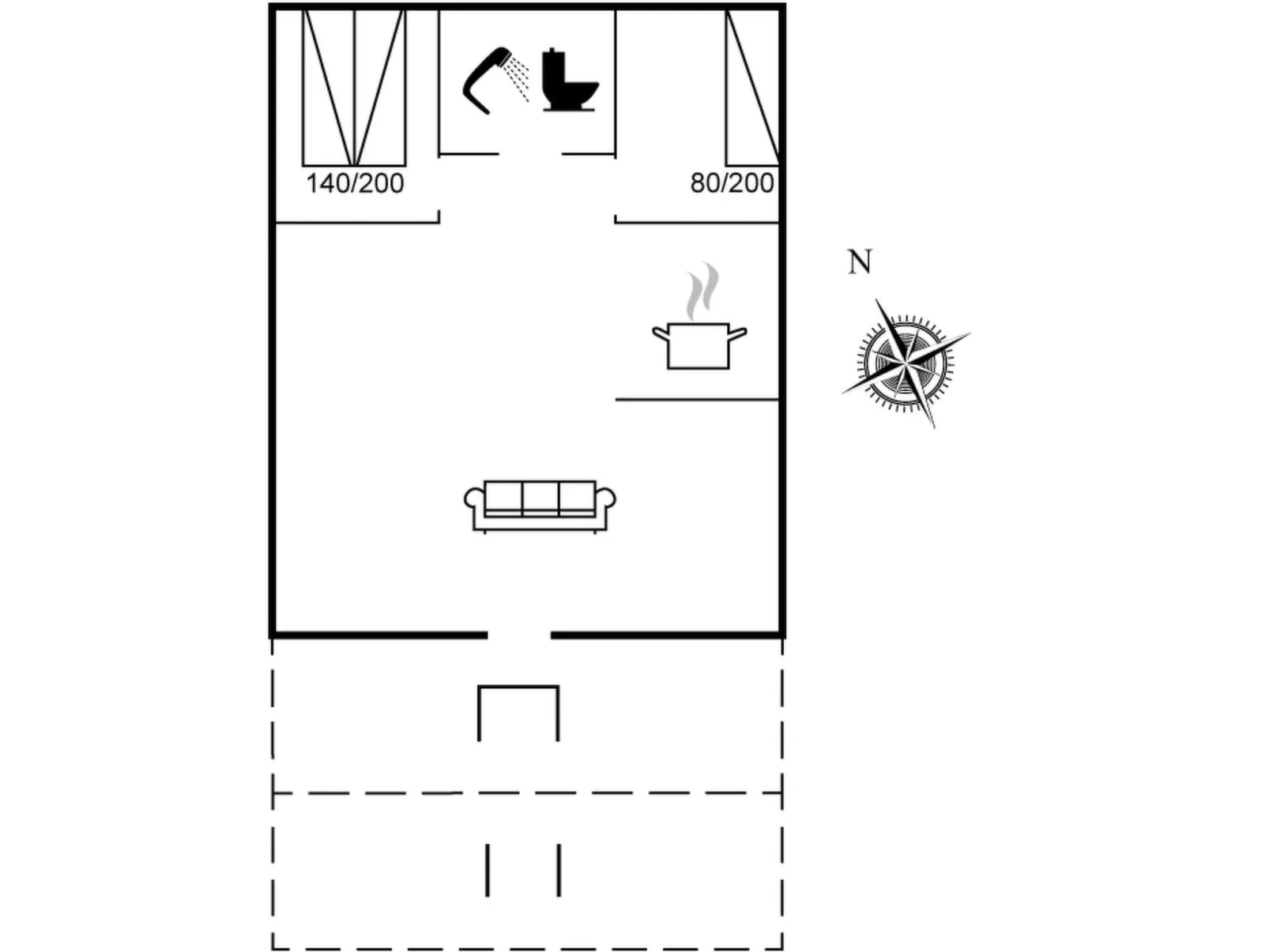 "Urban" - 140m from the sea