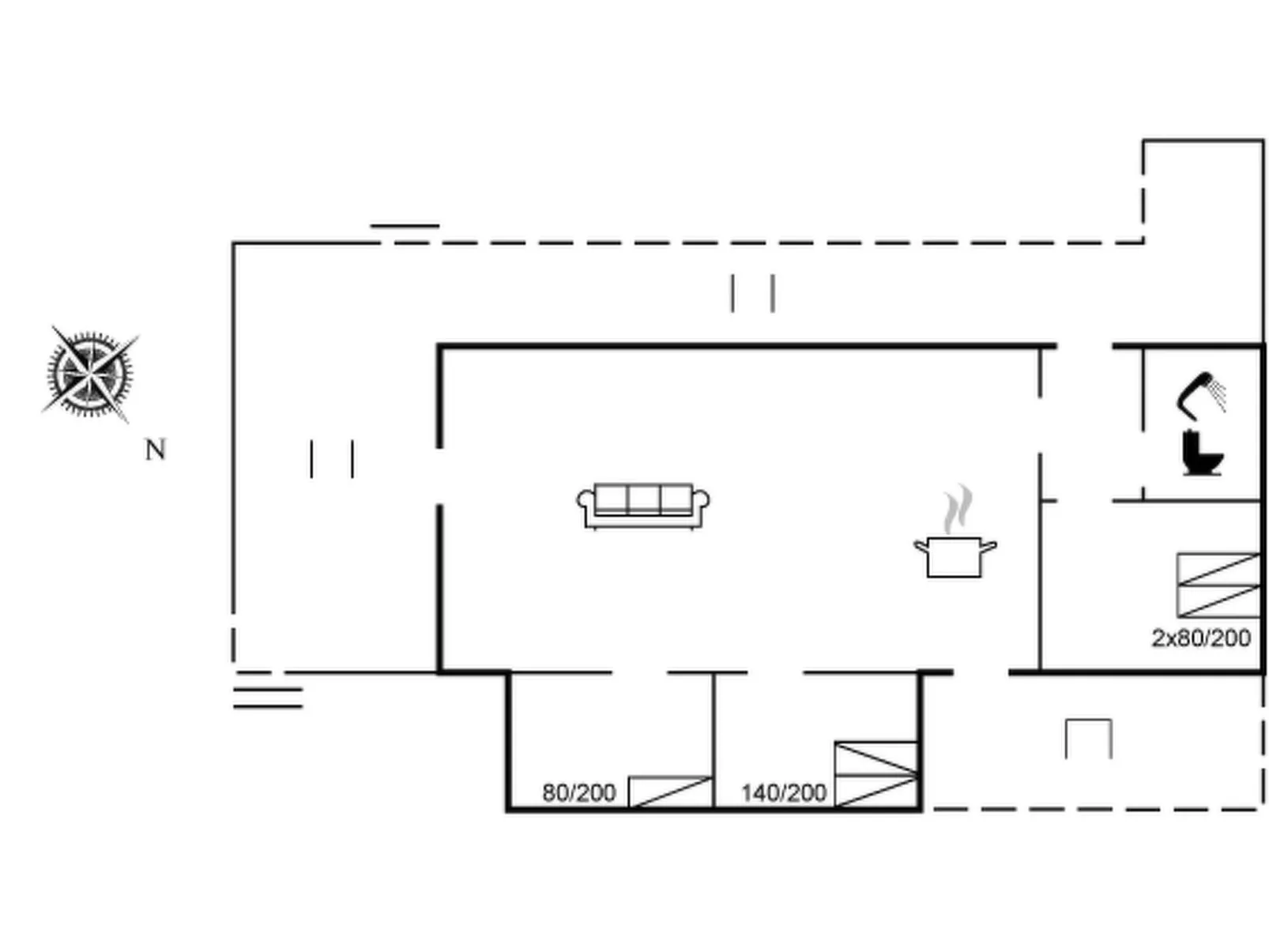 "Janick" - 150m from the sea