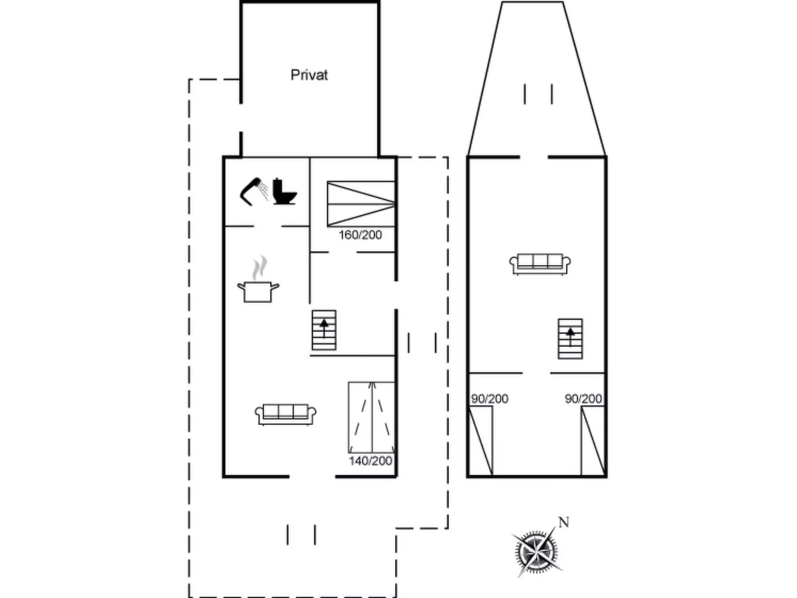 "Næwe" - 100m from the sea