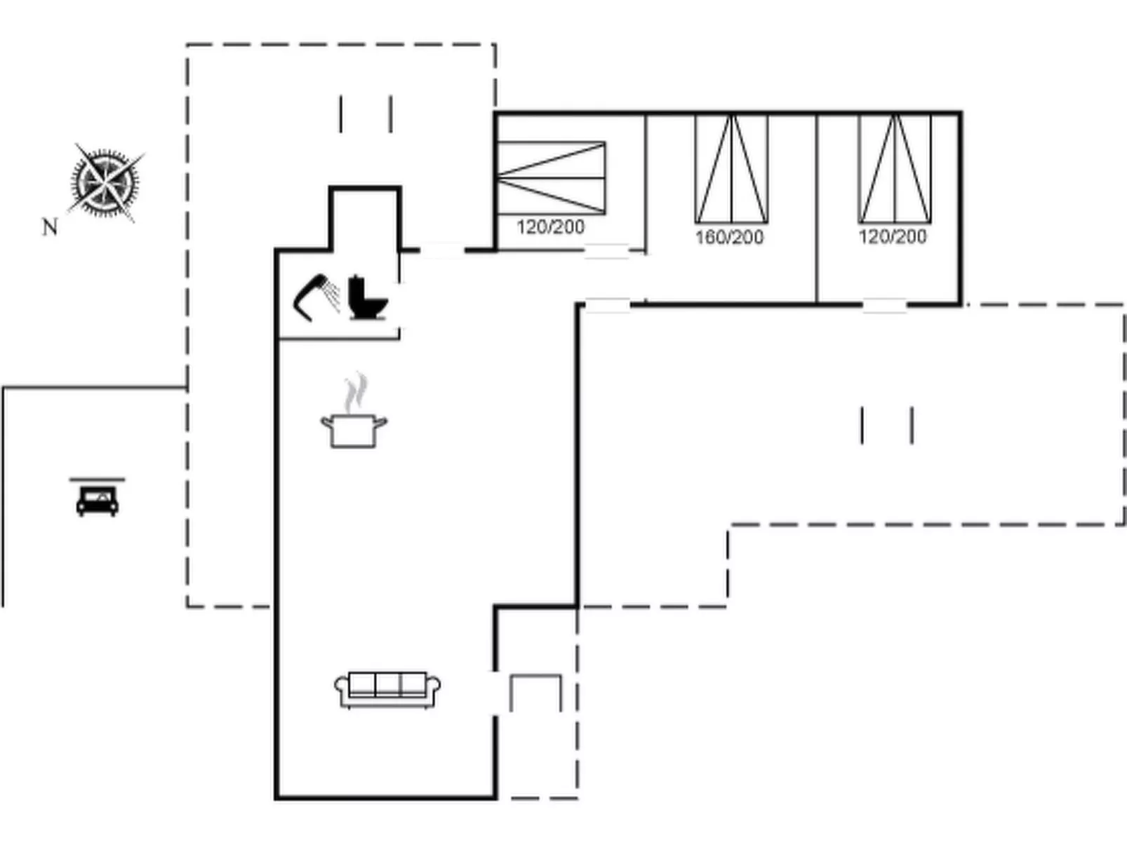 "Dida" - 120m from the sea