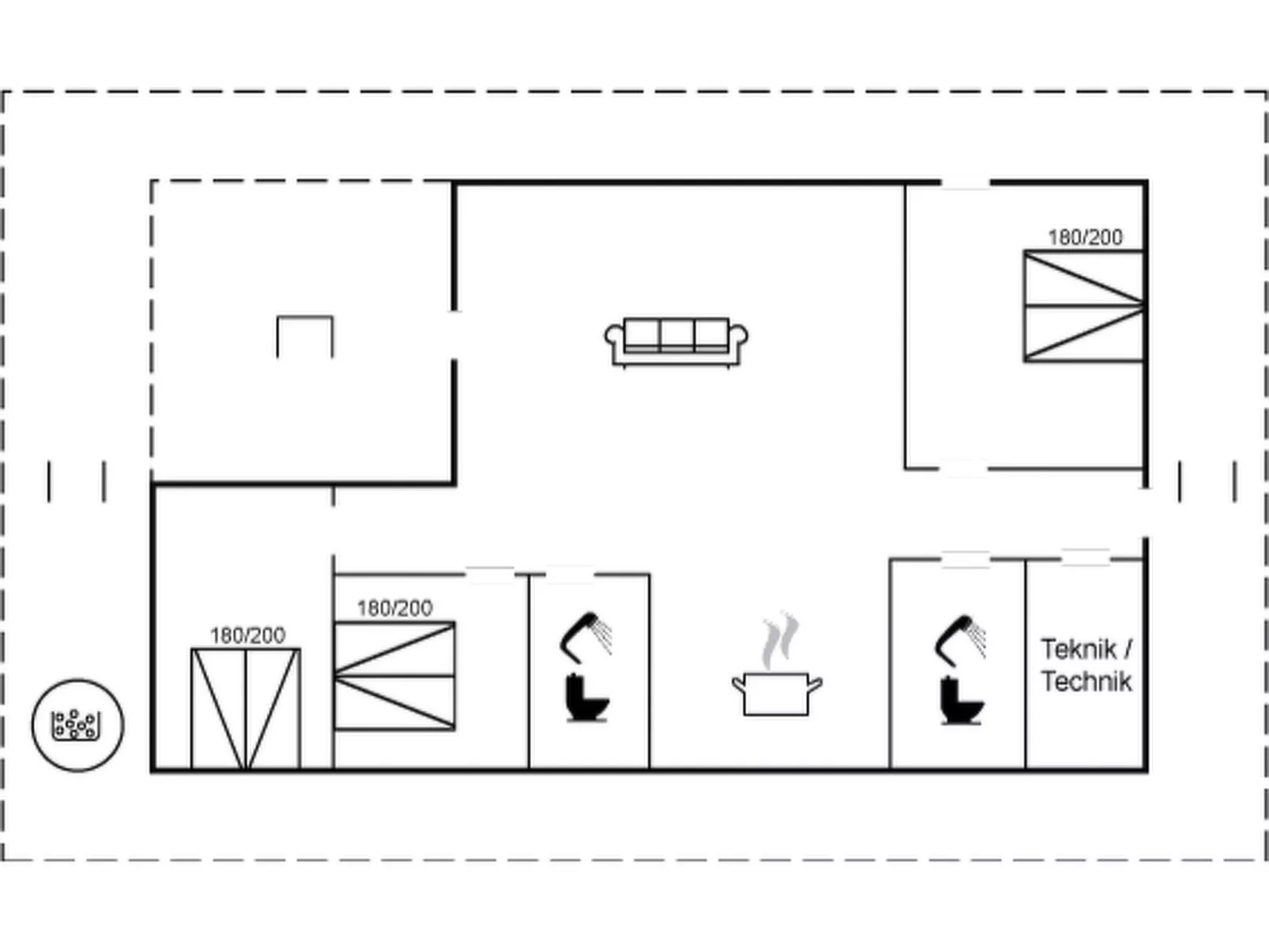 "Mads" - 700m from the sea