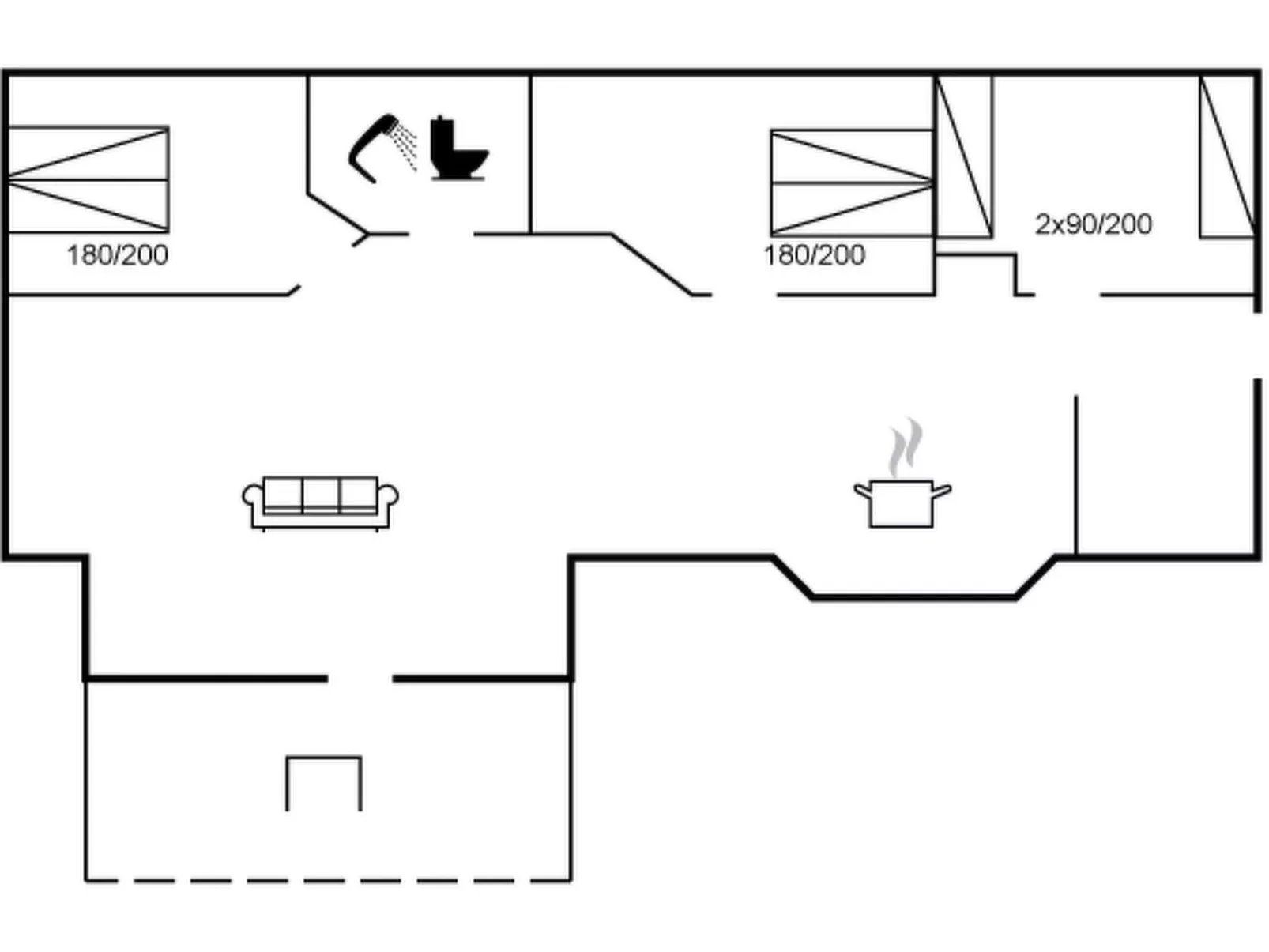 "Teija" - 600m to the fjord