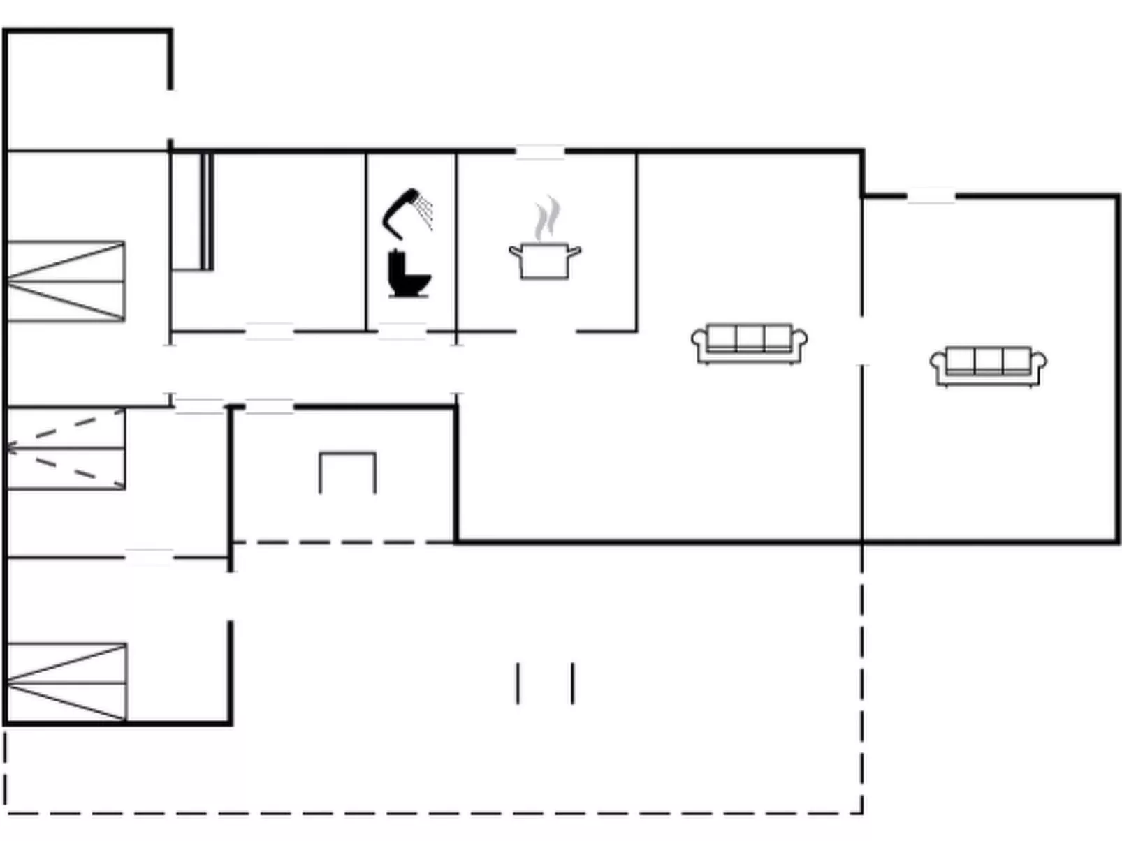 "Thorvor" - 400m from the sea