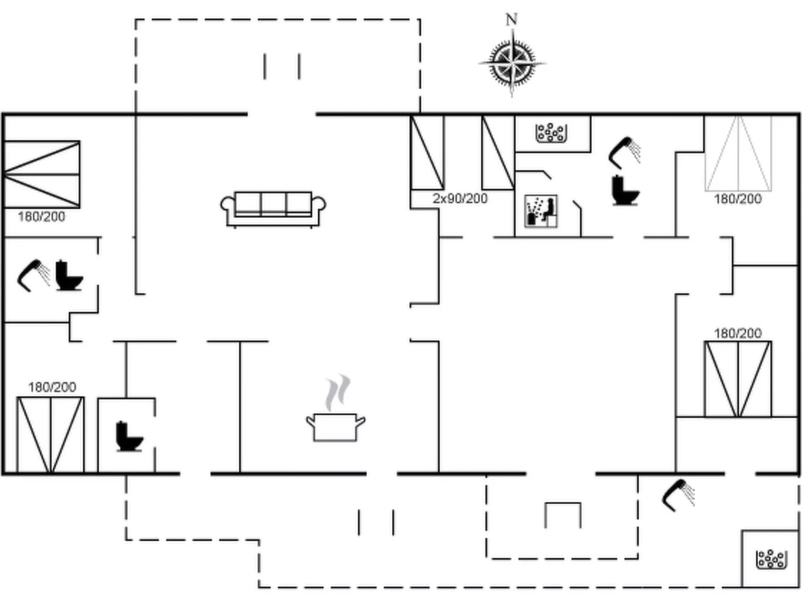 "Finulf" - 300m from the sea