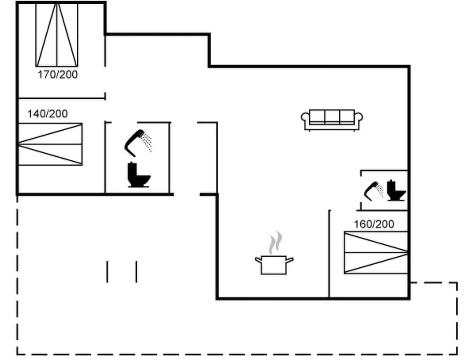 "Fridgerd" - 300m from the sea