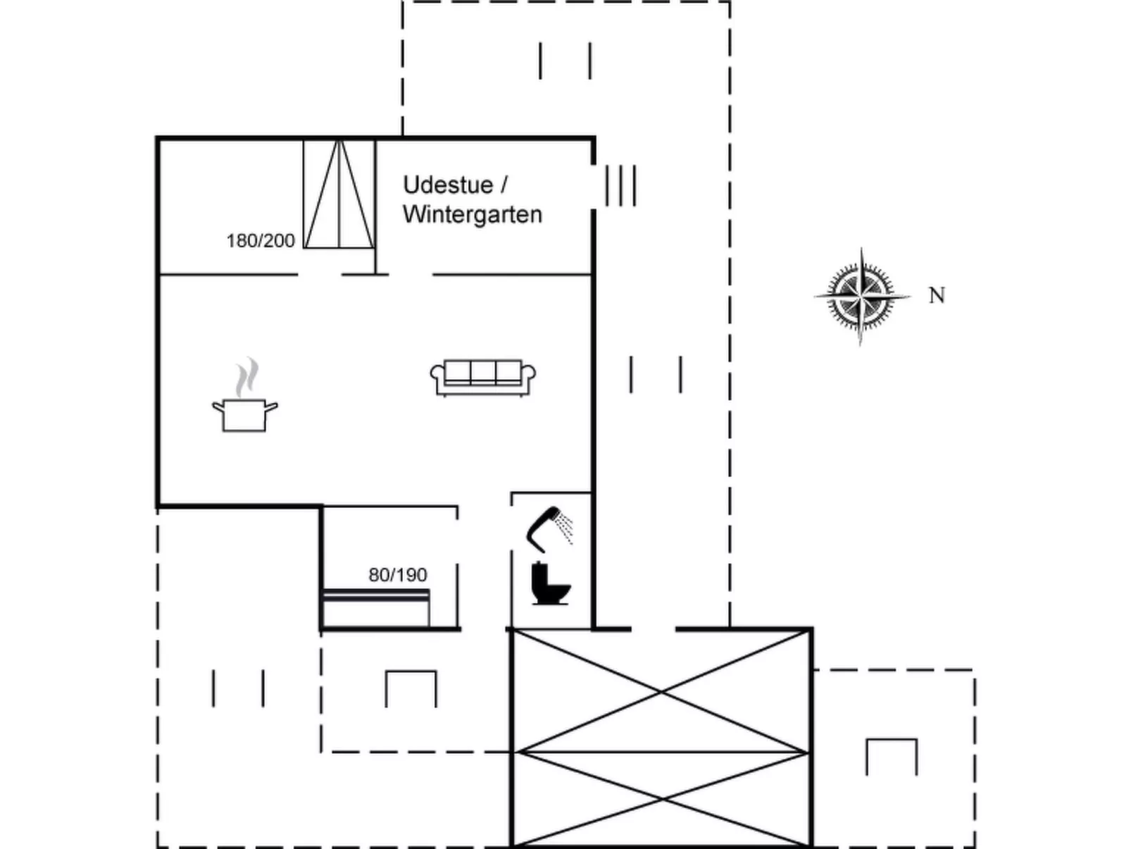 "Gravers" - 300m from the sea