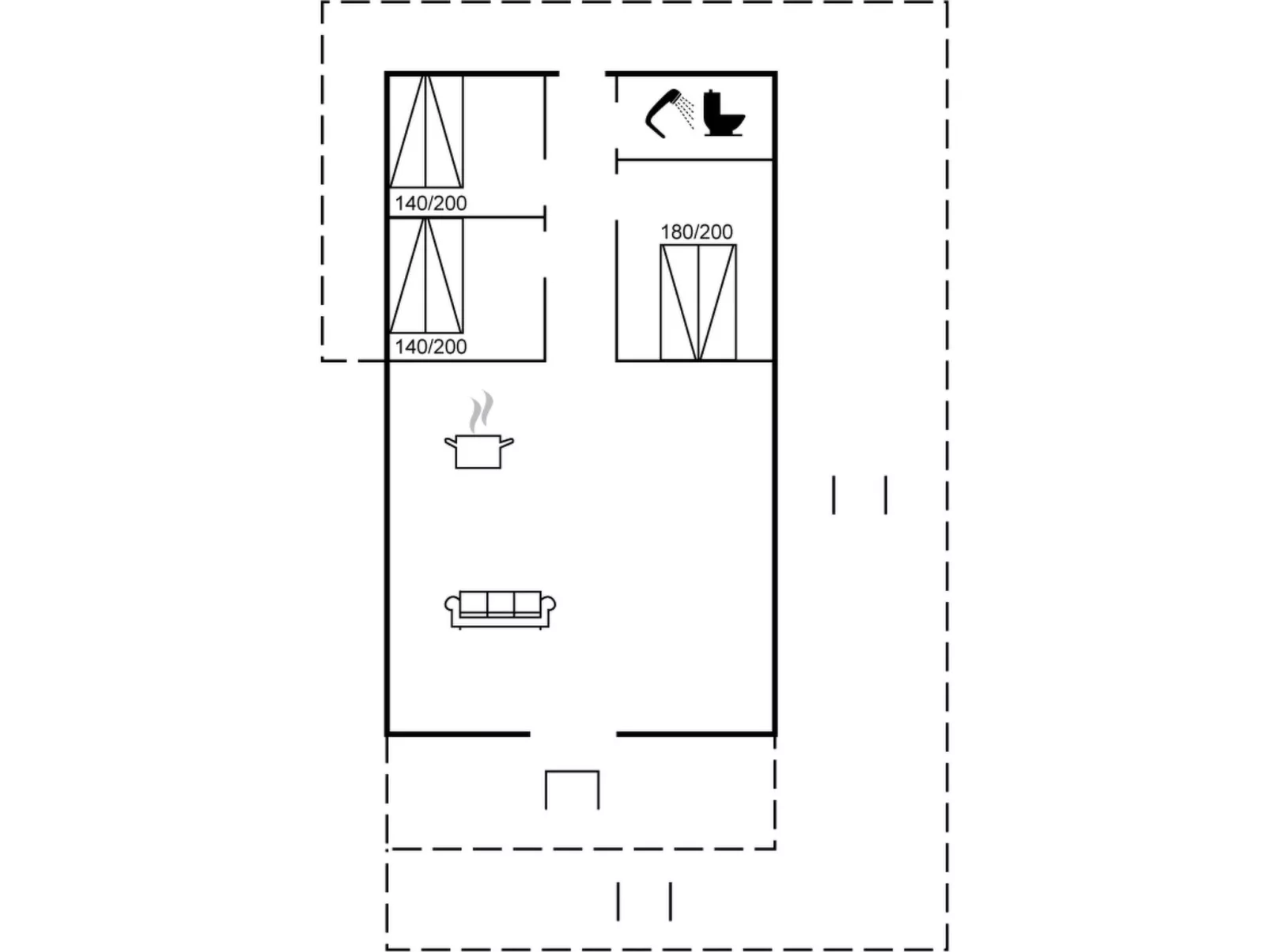 "Lillebror" - 7km from the sea