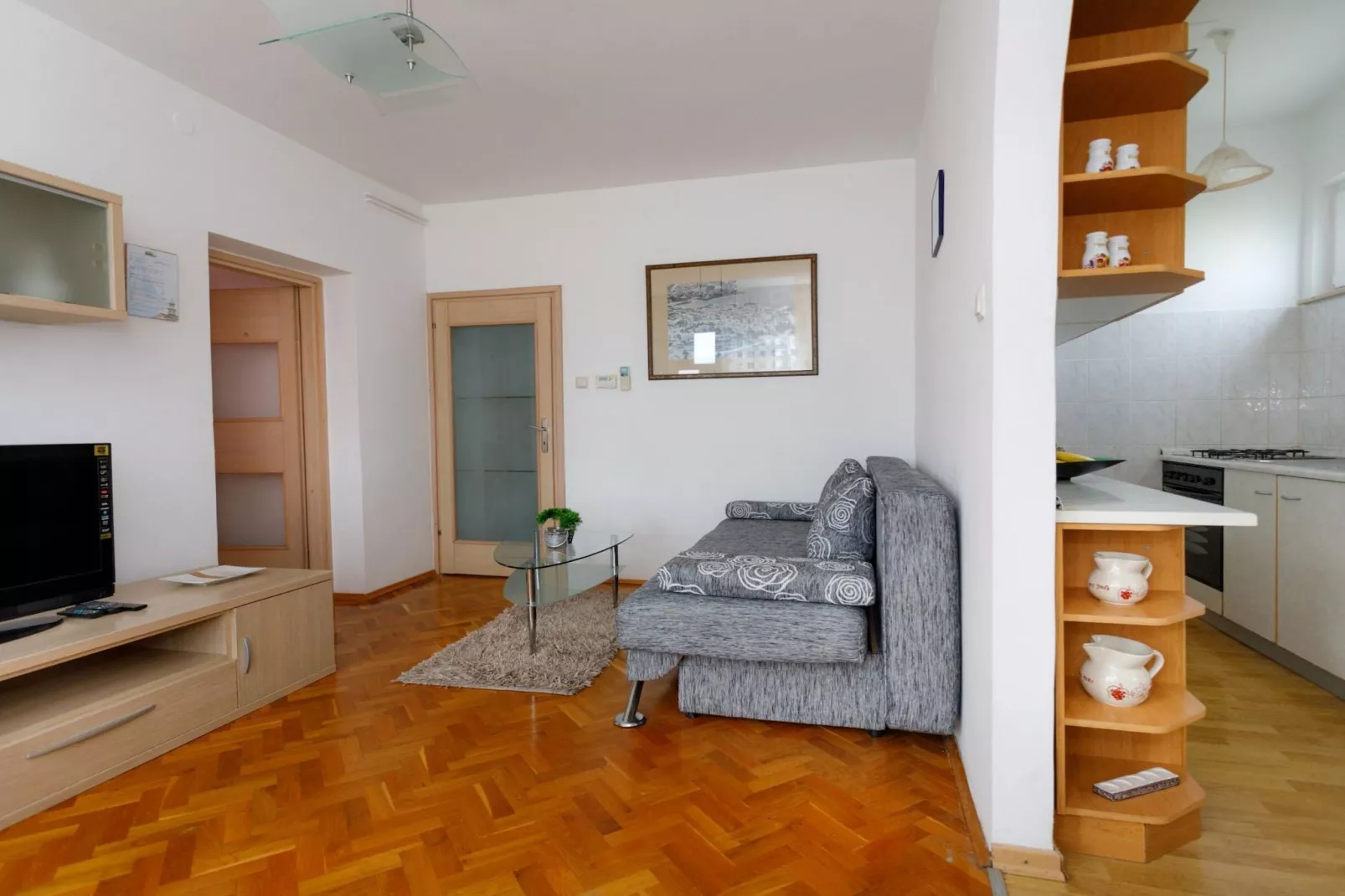 Charming and Tranquil Krk Center Apartment - One Bedroom Apartment with  Balcony