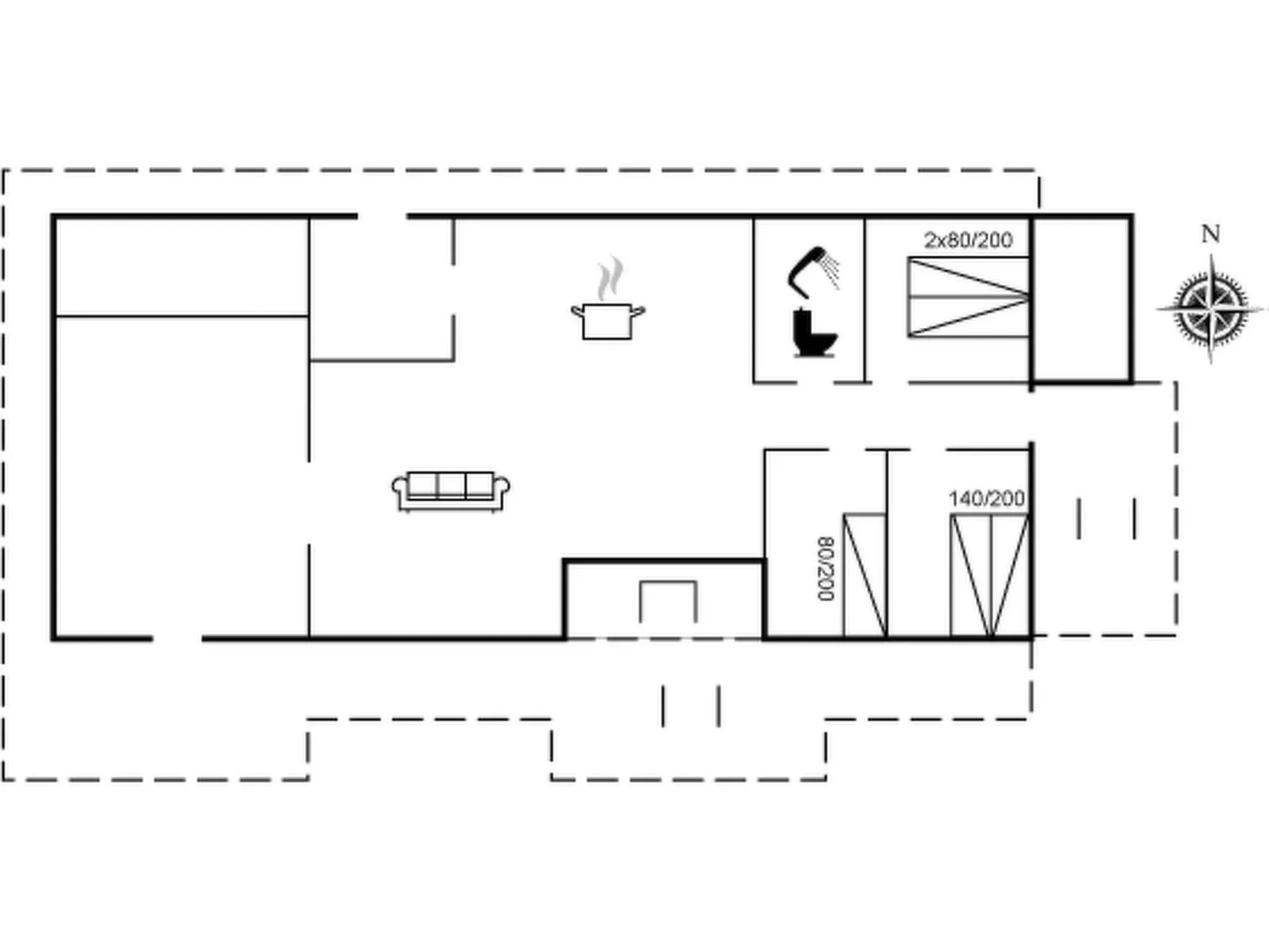 "Skoge" - 900m from the sea