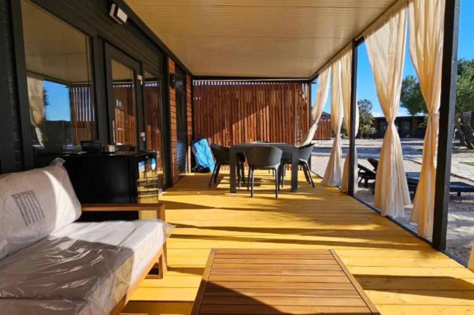 SAK Mobile Homes - Standard Two Bedroom Mobile Home with Terrace and Sea View (Br3)