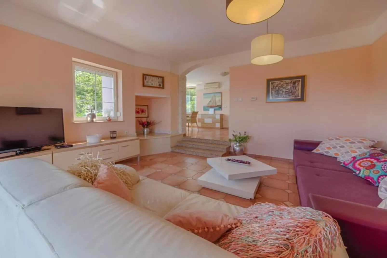 Apartments Melanie - Oprić Hills  Three bedroom apartment with balcony and sea view (A)