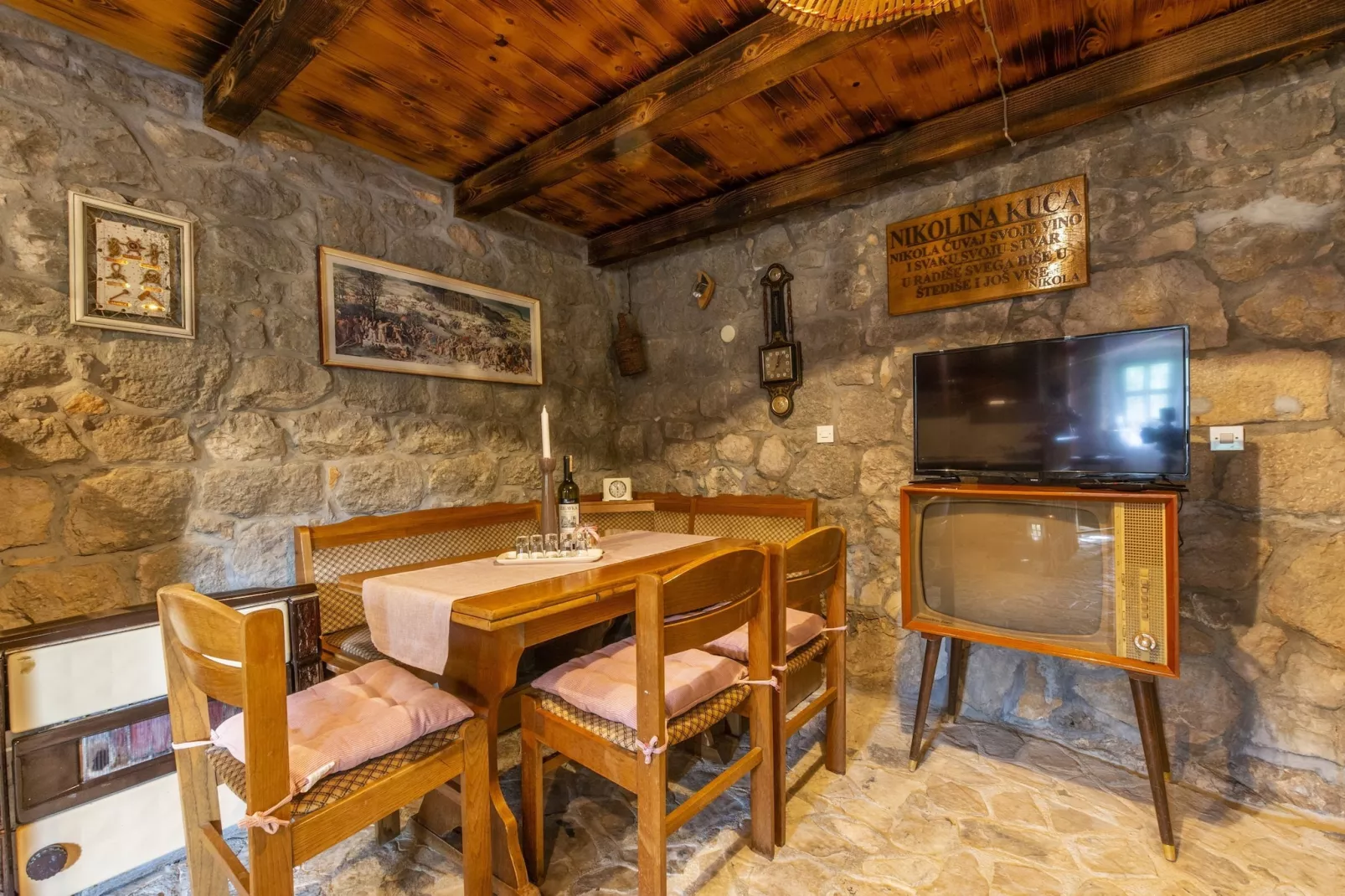 Rustical Resort Kokorići with Shared Outdoor Swimming Pool - One Bedroom Apartment