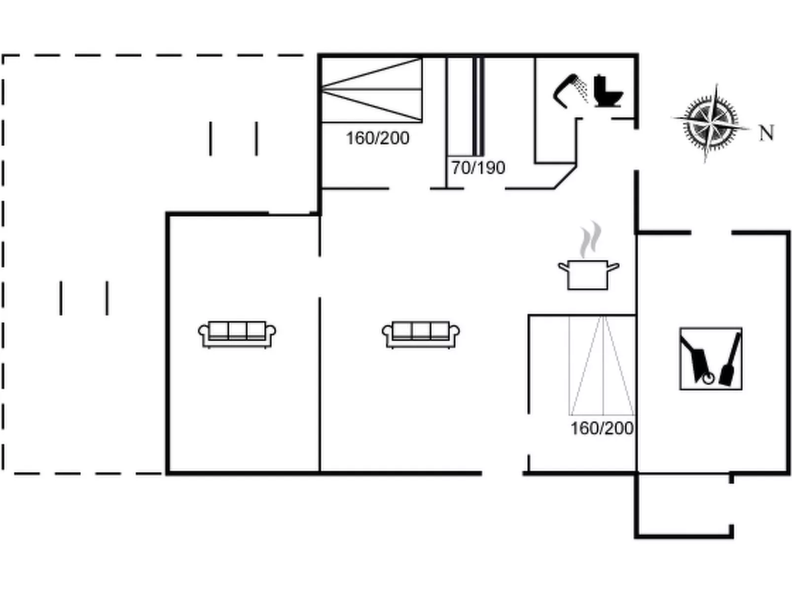 "Yvette" - 350m from the sea
