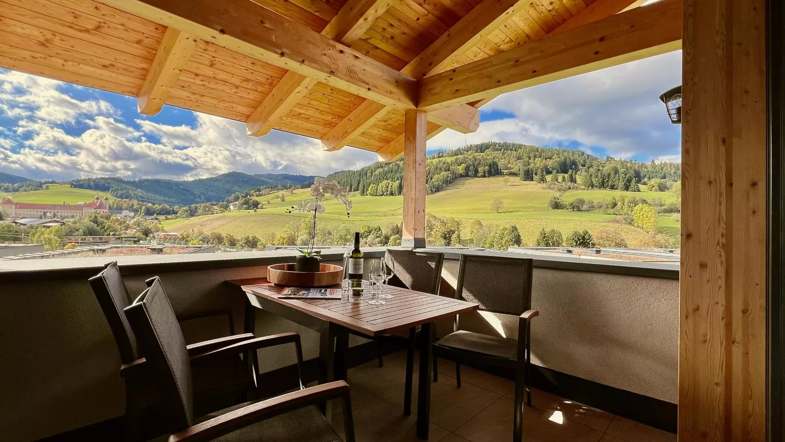 Chalet Kolibri-Terrasbalkon