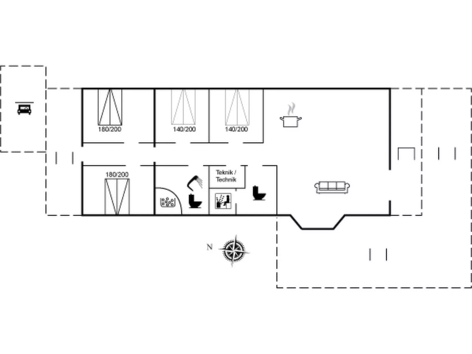 "Mieka" - 400m from the sea