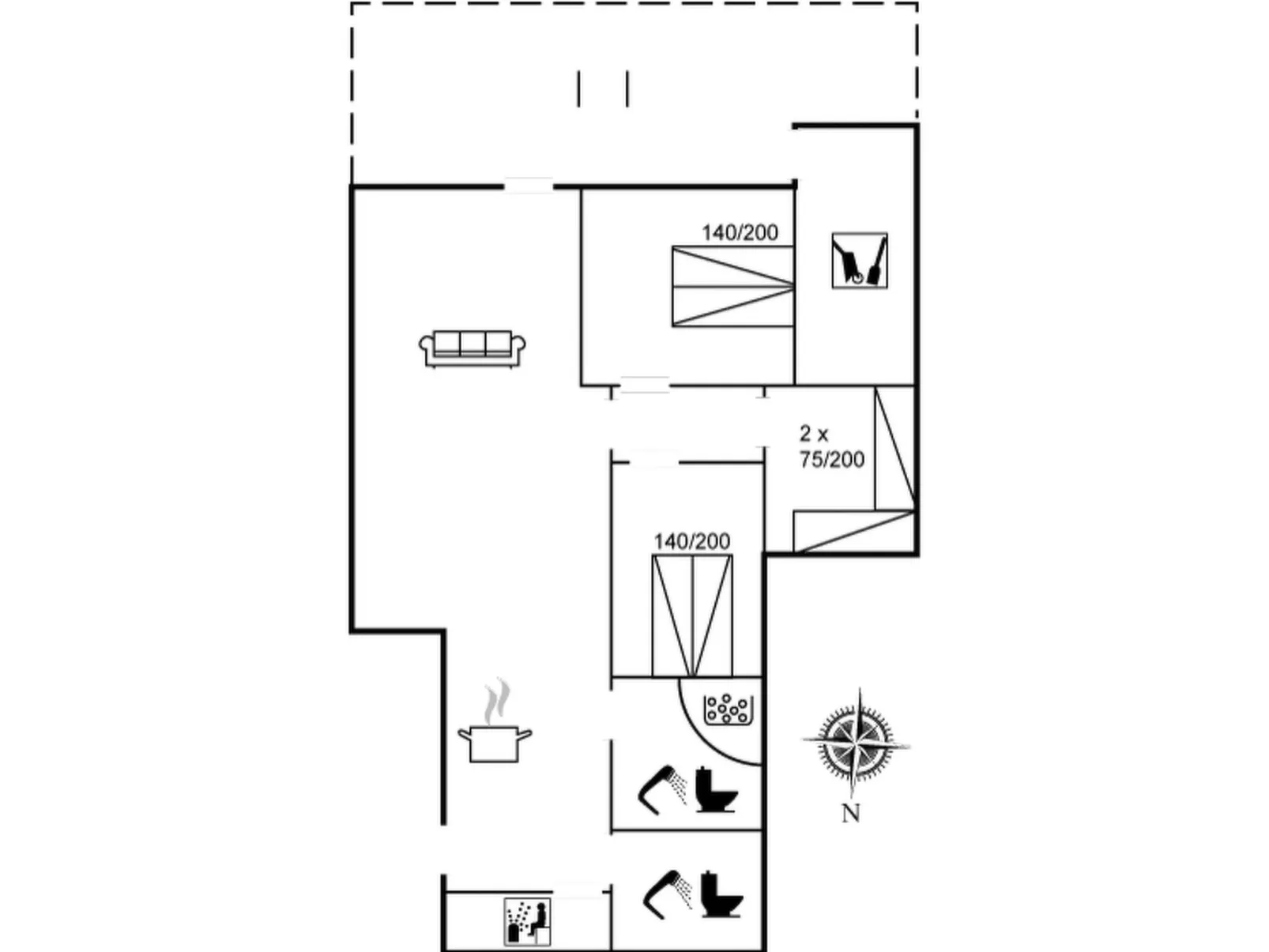 "Blia" - 575m from the sea
