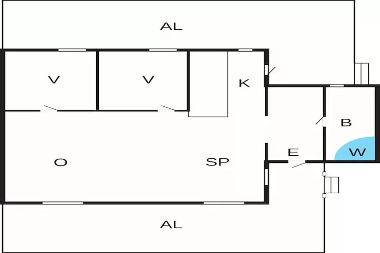 6 persoons vakantie huis in VIRSERUM-Plattegrond