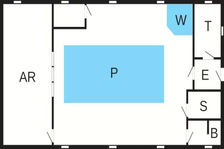 Luxe zwembadhuis retraite -- By Traum Ferienwohnungen-Plattegrond