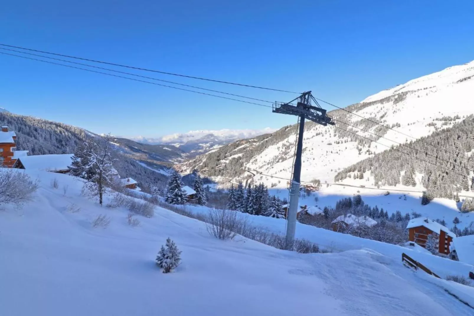 Chalet Etienne-Gebied winter 5km