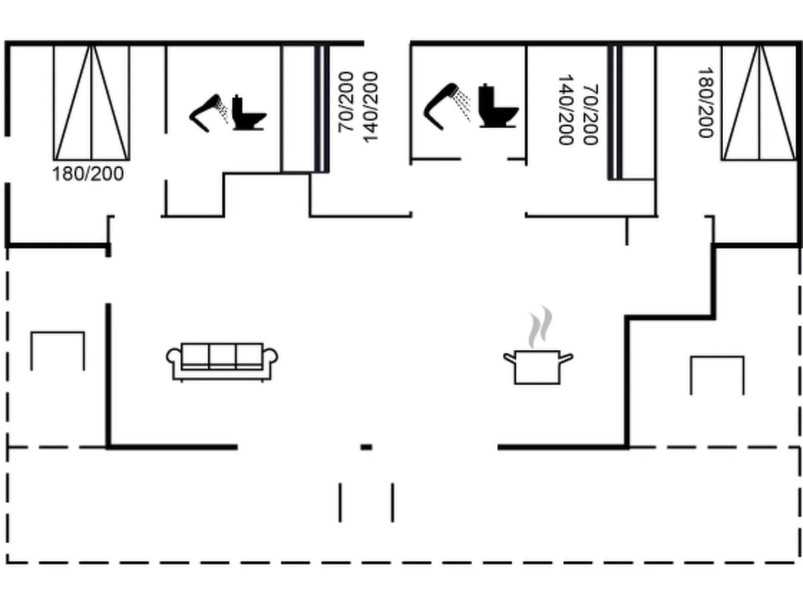 "Aruna" - 550m from the sea
