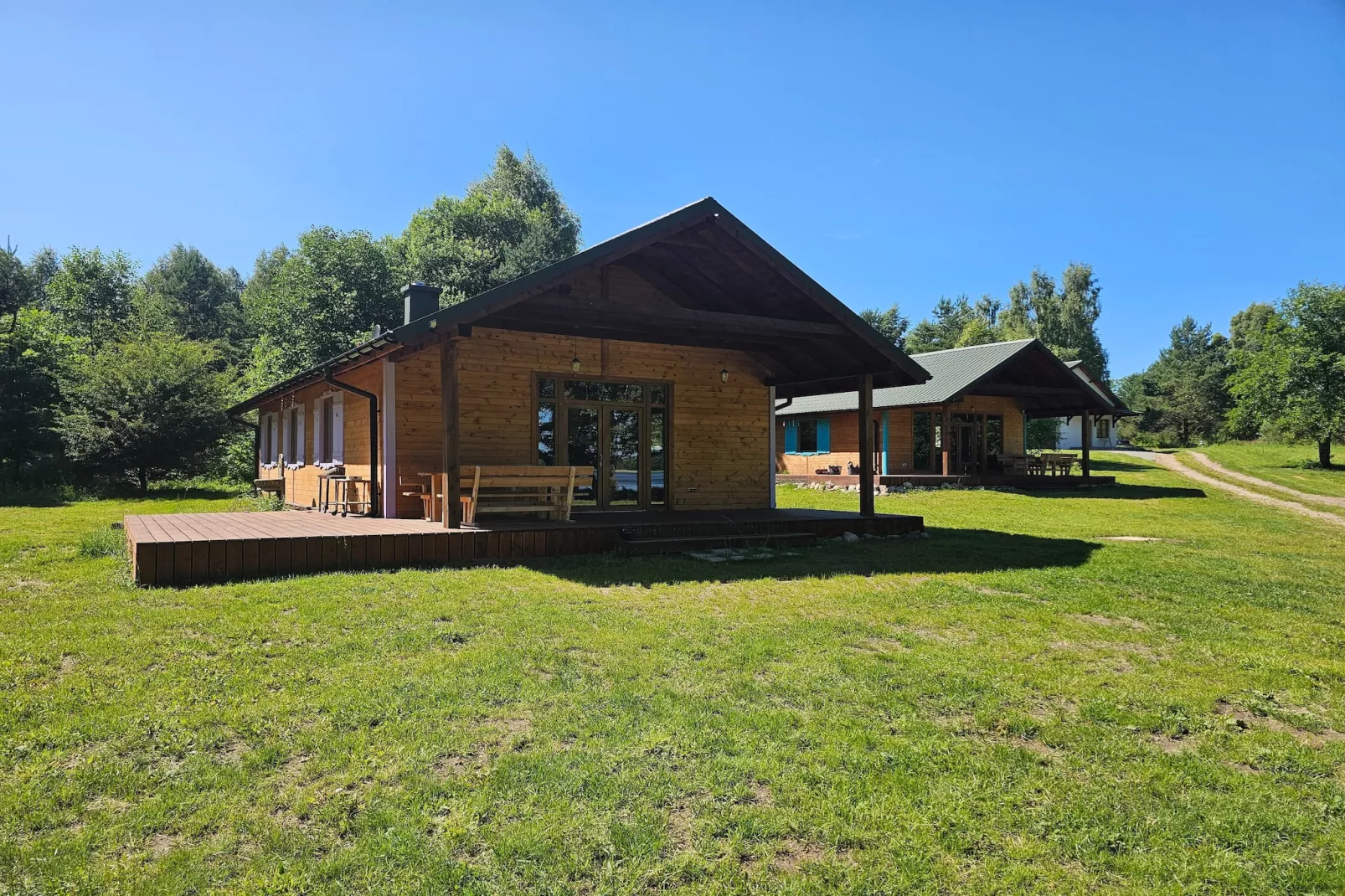 Domek wakacyjny LAWENDA dla max 6 osób Grąbczyn-Buitenkant zomer