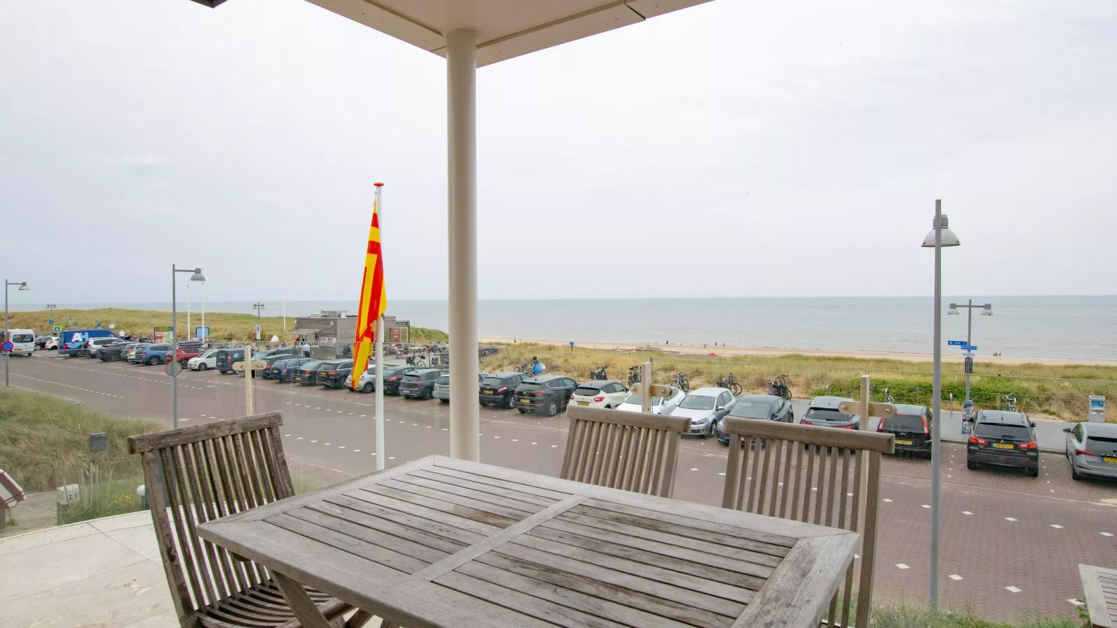 Krab aan Zee-Terrasbalkon