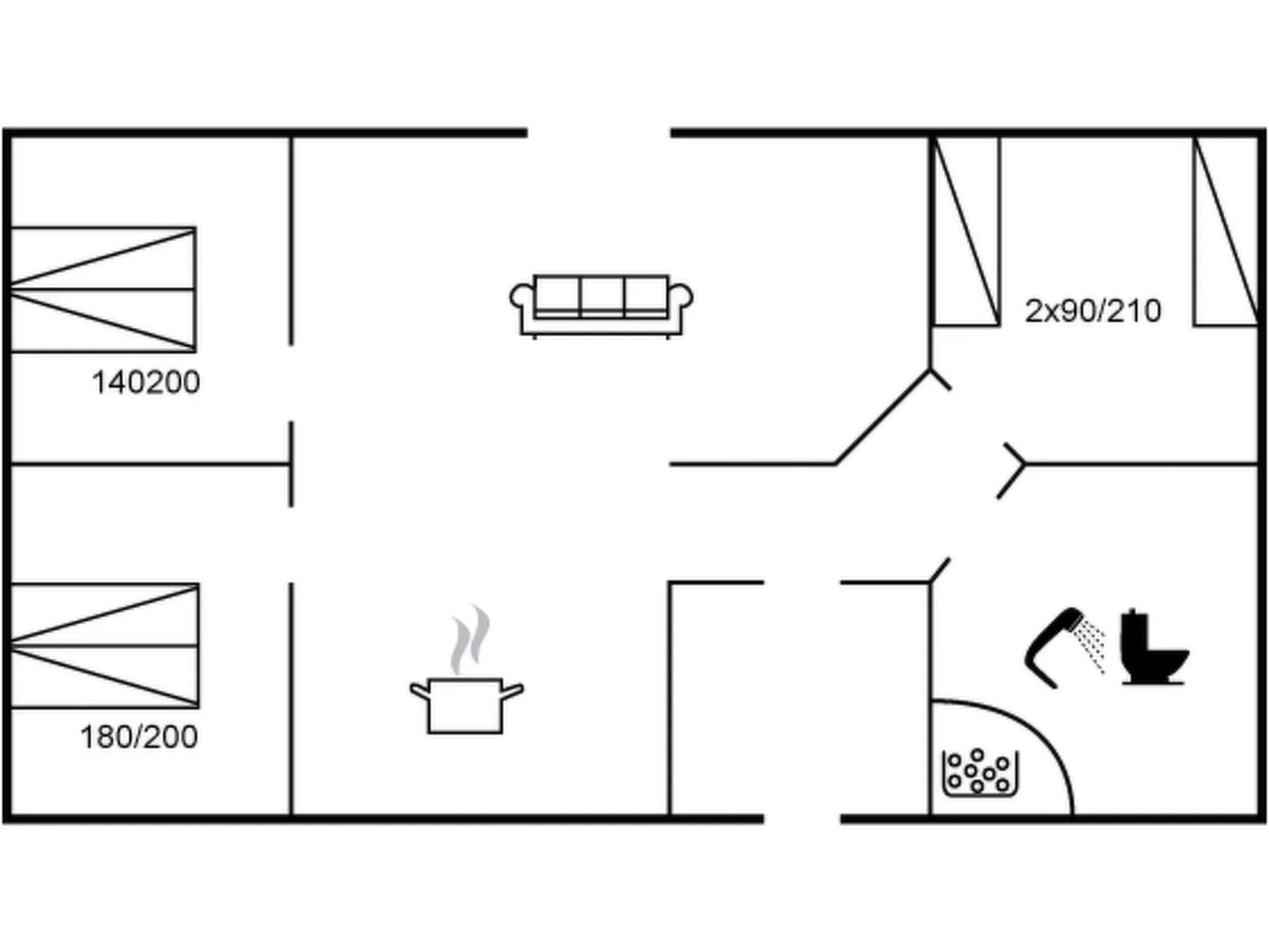 "Anelise" - 800m to the fjord