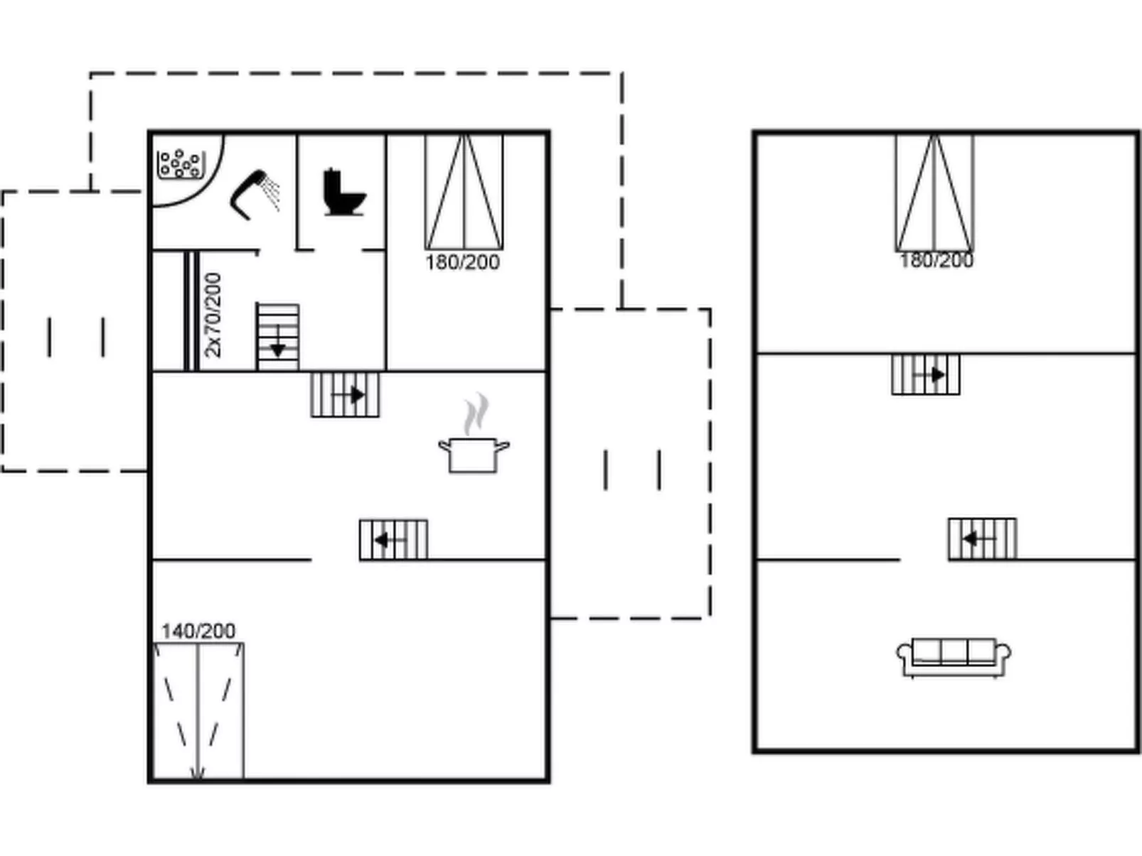 "Tekla" - 180m from the sea