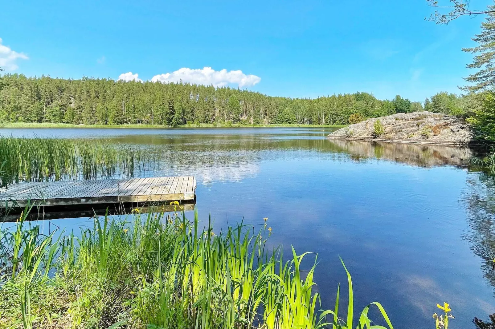 5 persoons vakantie huis in VALDEMARSVIK-Waterzicht