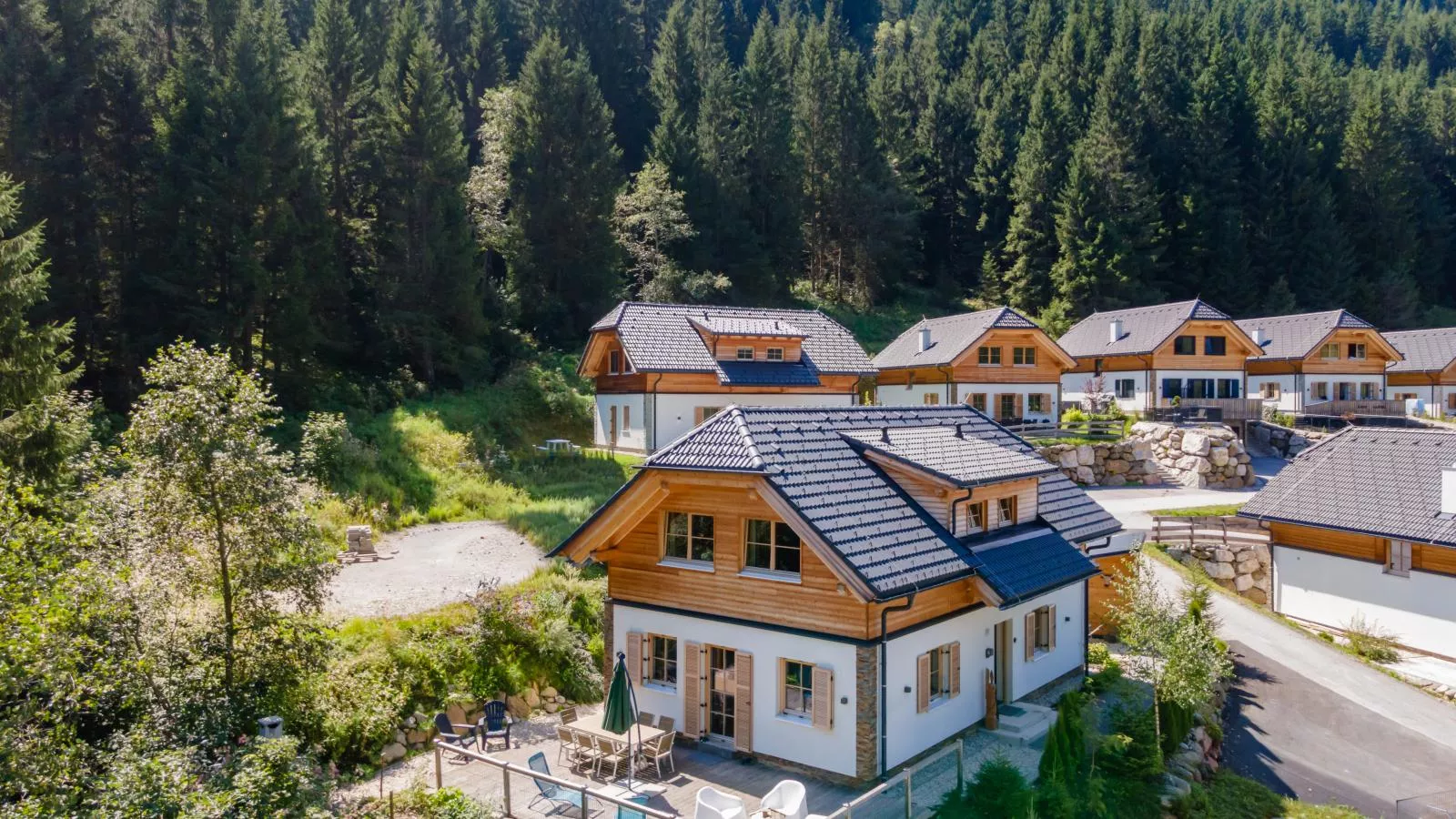 Chalet Karibu-Buitenkant zomer