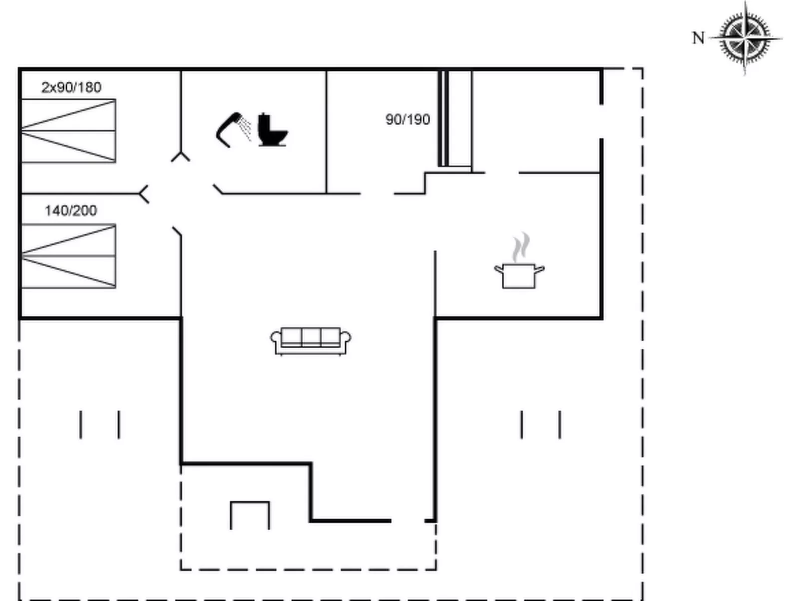 "Yvonna" - 350m to the fjord