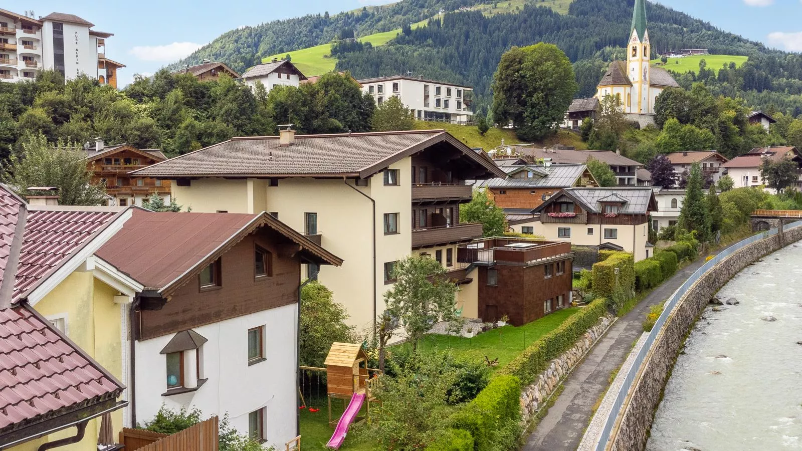 An der Ache XL-Gebieden zomer 1km