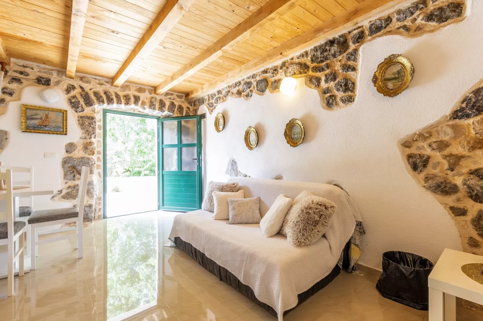 Rustical Resort Kokorići with Shared Outdoor Swimming Pool - One Bedroom Apartment with Terrace