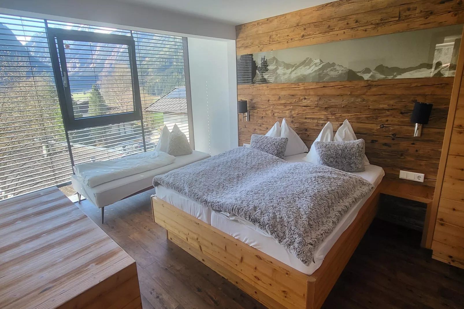 Appartement Tauernfenster-Slaapkamer