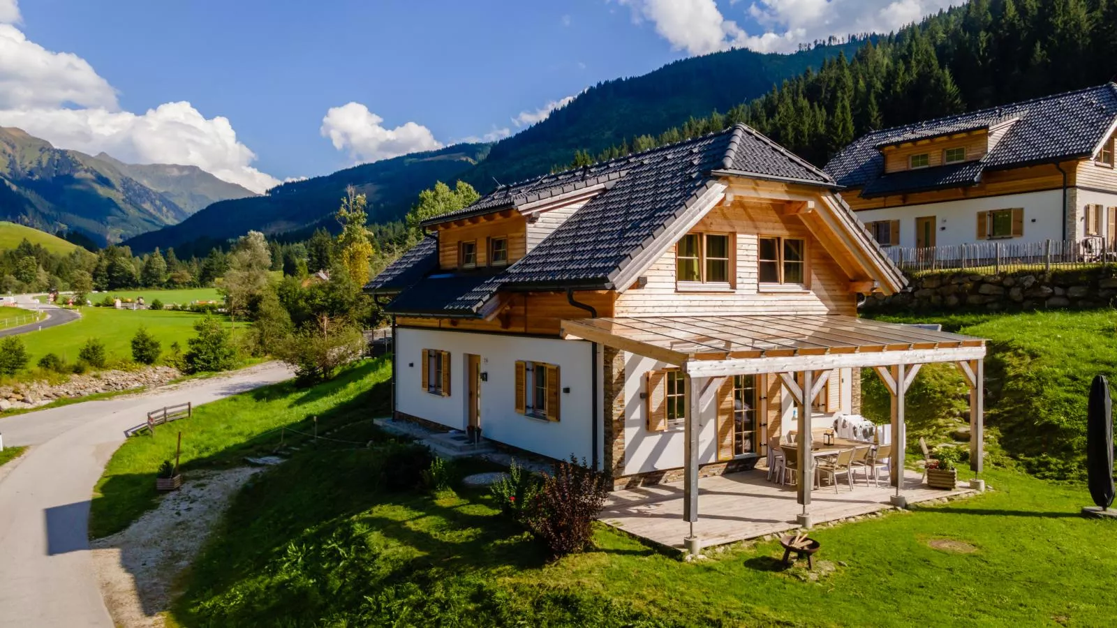 Chalet Amsel-Buitenkant zomer